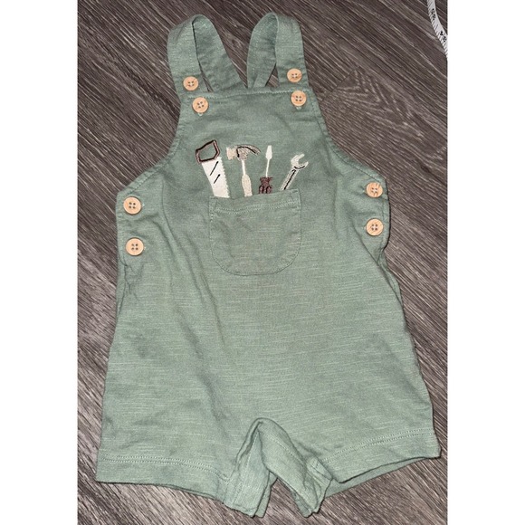 Other - Adorable Pekkle baby boys' short dungaree romper.